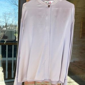 NWT VINCE TUNIC BLOUSE LAVENDER L